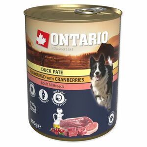 ONTARIO Konzerva kachní paté s brusinkami 800 g obraz