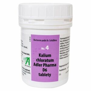 ADLER PHARMA Nr.4 Kalium chloratum D6 400 tablet obraz