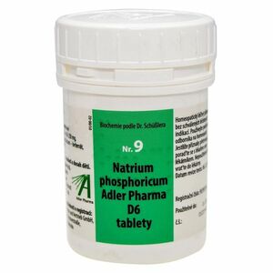 ADLER PHARMA Nr.9 Natrium phosphoricum D6 400 tablet obraz