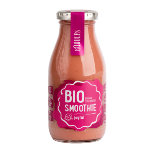 RUDOLFS Smoothie jahoda banán BIO 260 ml obraz