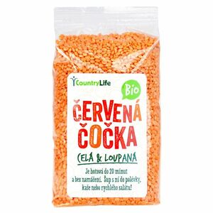 COUNTRY LIFE Čočka červená celá loupaná BIO 500 g obraz