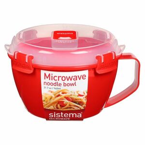 SISTEMA Microwave Dóza na nudle a hranolky červená 940 ml obraz