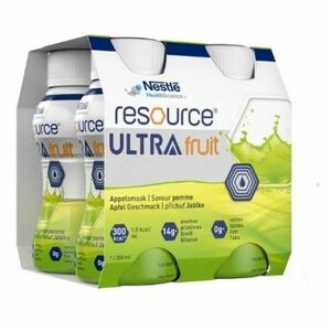 RESOURCE Ultra fruit perorální roztok jablko 4 x 200ml obraz