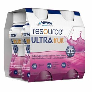 RESOURCE Ultra fruit červené ovoce perorální roztok 4 x 200ml obraz