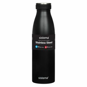 SISTEMA Hydrate Termoláhev Stainless Steel černá 500 ml obraz