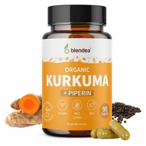 BLENDEA Kurkuma + Pipperin BIO 90 kapslí obraz