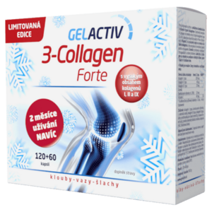 GELACTIV 3-Collagen Forte 120 + 60 kapslí DÁRKOVÉ balení obraz