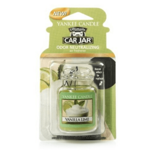 YANKEE CANDLE Luxusní visačka do auta Vanilka s limetkou (Vanilla Lime) 1 ks obraz