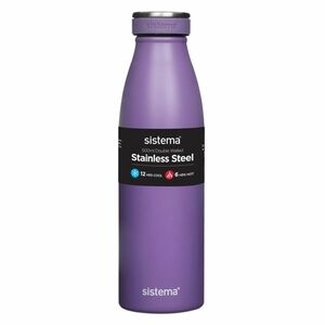 SISTEMA Hydrate Termoláhev Stainless Steel fialová 500 ml obraz