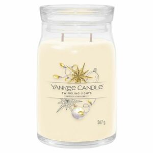 YANKEE CANDLE Signature Vonná svíčka velká 2 knoty Twinkling Lights 567 g obraz