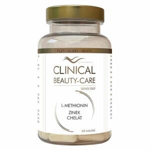 CLINICAL Beauty-care L-methionin + zinek chelát 60 tobolek obraz