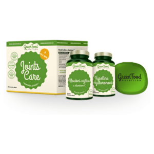 GREENFOOD NUTRITION Joints care kyselina Hyaluronová 60 kapslí a kloubní výživa 60 kapslí + PILLBOX obraz