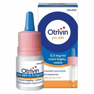 OTRIVIN Pro děti 0.5mg/ml nosni kapky, roztok 10 ml obraz