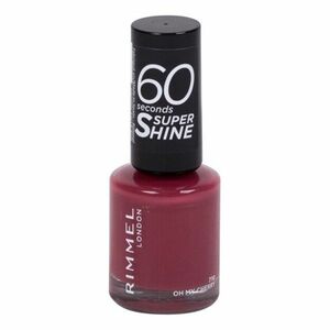 RIMMEL LONDON 60 Seconds Lak na nehty Super Shine 710 Oh My Cherry 8 ml obraz