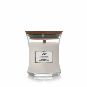 WOODWICK Vonná svíčka váza Warm Wool 85 g obraz