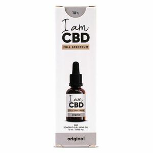 I am CBD Full Spectrum CBD konopný olej 10% original obraz