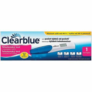 CLEARBLUE Těhotenský test s digitálním indikátorem početí 1 ks obraz