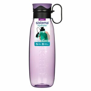 SISTEMA Hydrate Tritan láhev Traverse s brčkem fialová 650 ml obraz