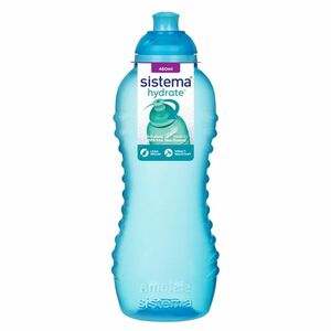 SISTEMA Hydrate Láhev Squeeze Twist ‘n’ Sip modrá 460 ml obraz