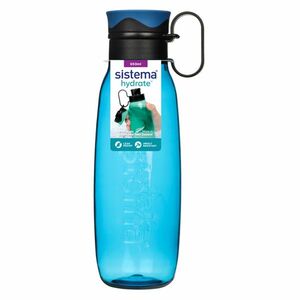 SISTEMA Hydrate Tritan láhev Traverse s brčkem modrá 650 ml obraz