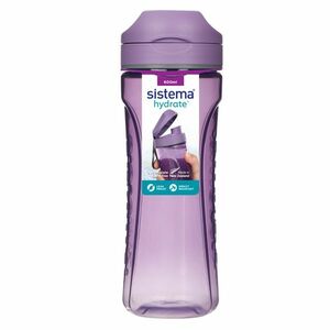 SISTEMA Hydrate Tritanová láhev Swift Flip Top fialová 600 ml obraz