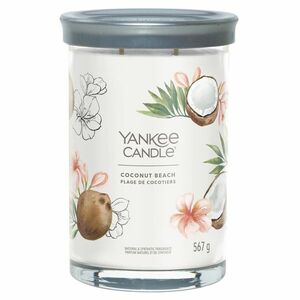 YANKEE CANDLE Signature Tumbler velký Coconut Beach 567 g obraz