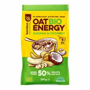 BOMBUS Oat energy banana & coconut ovesná kaše 65 g BIO obraz