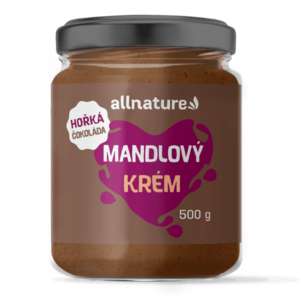 ALLNATURE Mandlový krém s hořkou čokoládou 500 g obraz