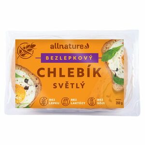 ALLNATURE Bezlepkový chlebík světlý 350 g obraz