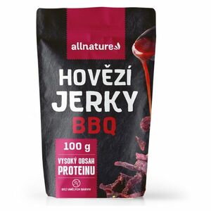 ALLNATURE Beef bbq jerky sušené maso 100 g obraz