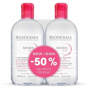 BIODERMA Sensibio H2O Micelární voda Výhodné balení 2x500 ml obraz