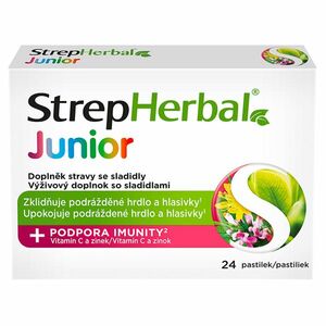 STREPHERBAL Junior 24 pastilek obraz