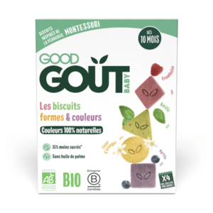 GOOD GOUT BIO Sušenky barvy & tvary 80 g obraz