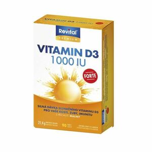 Revital Vitamin D3 Forte 1000 IU 90 tablet obraz