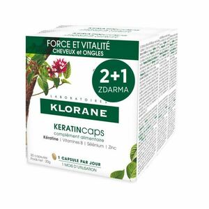 KLORANE Keratincaps Síla a vitalita 3x30 kapslí obraz