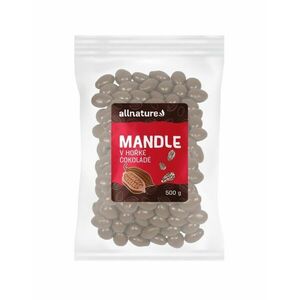 Allnature Mandle v hořké čokoládě 500 g obraz