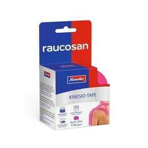 Raucosan Kinesio Tape tejpovací páska 5cm x 5 m růžová obraz