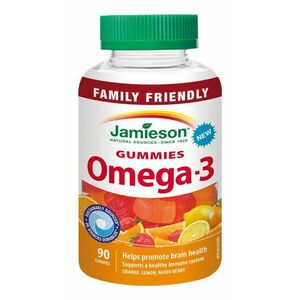 Jamieson Omega-3 Gummies želatinové pastilky 90 ks obraz