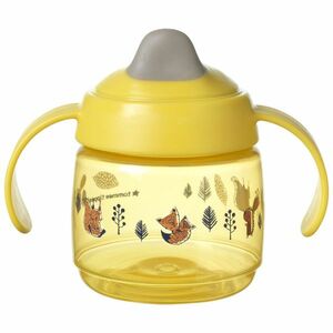 Tommee Tippee Netekoucí hrnek Superstar 4m+ 190 ml Yellow 1 ks obraz