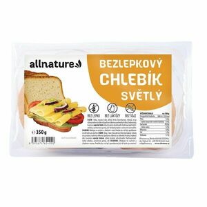 Allnature Bezlepkový chlebík světlý 350 g obraz