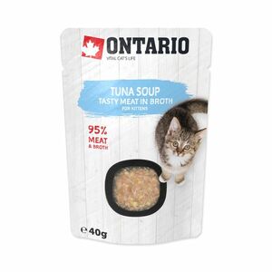 Ontario Kitten Polévka tuňák kapsička 40 g obraz