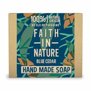 Faith in Nature Tuhé mýdlo Modrý cedr 100 g obraz