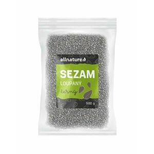 Allnature Sezam černý loupaný 500 g obraz