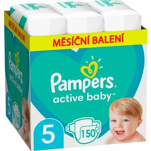 Pampers Active Baby vel. 5 Monthly Pack 11–16 kg dětské pleny 150 ks obraz