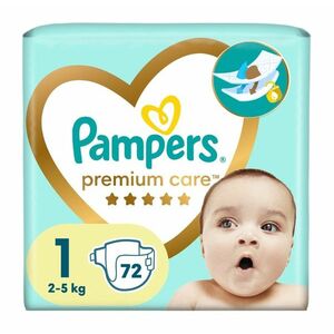 Pampers Premium Care vel. 1 2–5 kg dětské pleny 72 ks obraz