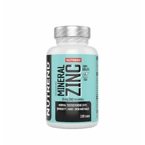 Nutrend Mineral Zinc 100% Chelate bez příchuti 100 kapslí obraz