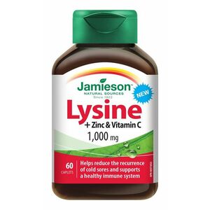 Jamieson Lysin 1000 mg se zinkem a vitaminem C 60 tablet obraz