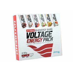 Nutrend Voltage Energy Bar Dárkové balení mix příchutí 6x65 g obraz