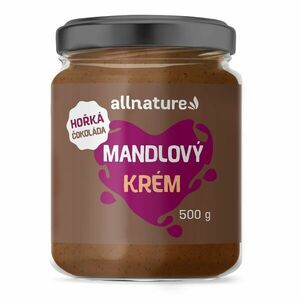 Allnature Mandlový krém s hořkou čokoládou 500 g obraz