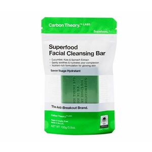 Carbon Theory Superfood Cleansing Bar čisticí mýdlo 100 g green obraz